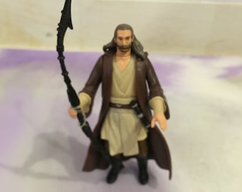 1998 The Phantom Menace Star Wars Vintage Hasbro Schwimmen OPEE Qui-Gon Jinn Komplett - Episode 1 Star Wars lose Figur