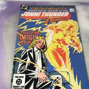 Vintage DC Comics Jonni Thunder AKA Thunderbolt #1 (1985)  1 of 4 Mini Series Rare Vintage Comic Book