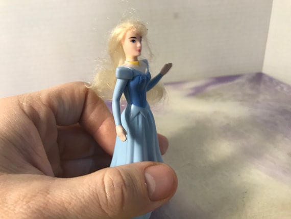 ヴィンテージ ディズニー シンデレラ ブルードレス フィギュア PVC