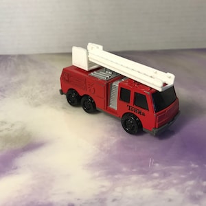 Vintage 90&#39;s Tonka RED Firetruck  - Rare Vintage Tonka Toy - 90&#39;s Firetruck Toy