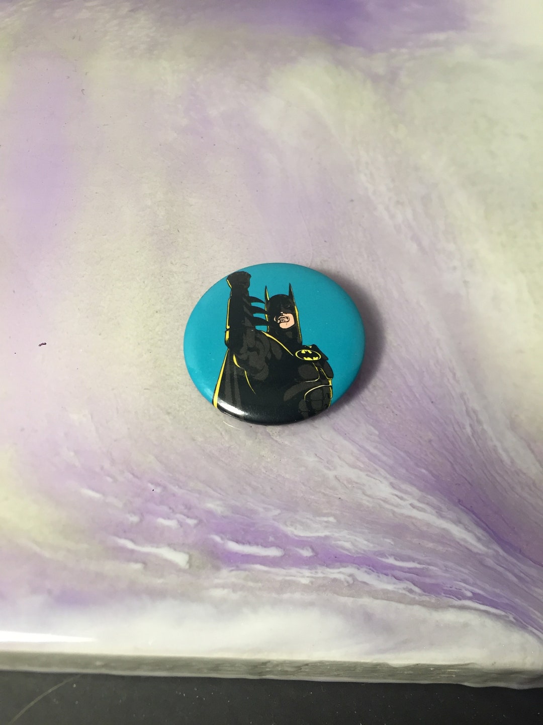 Vintage 1992 Batman Themed Button - Rare 1990's Nostalgia Button - Etsy