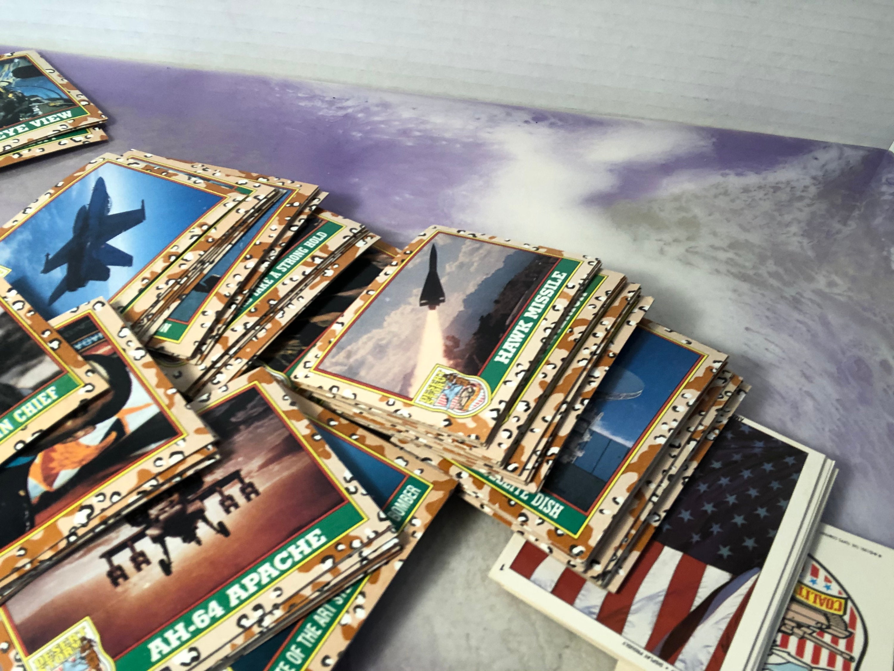 Vintage Lot of Collectible Desert Storm Trading Cards 1991 Pro Etsy