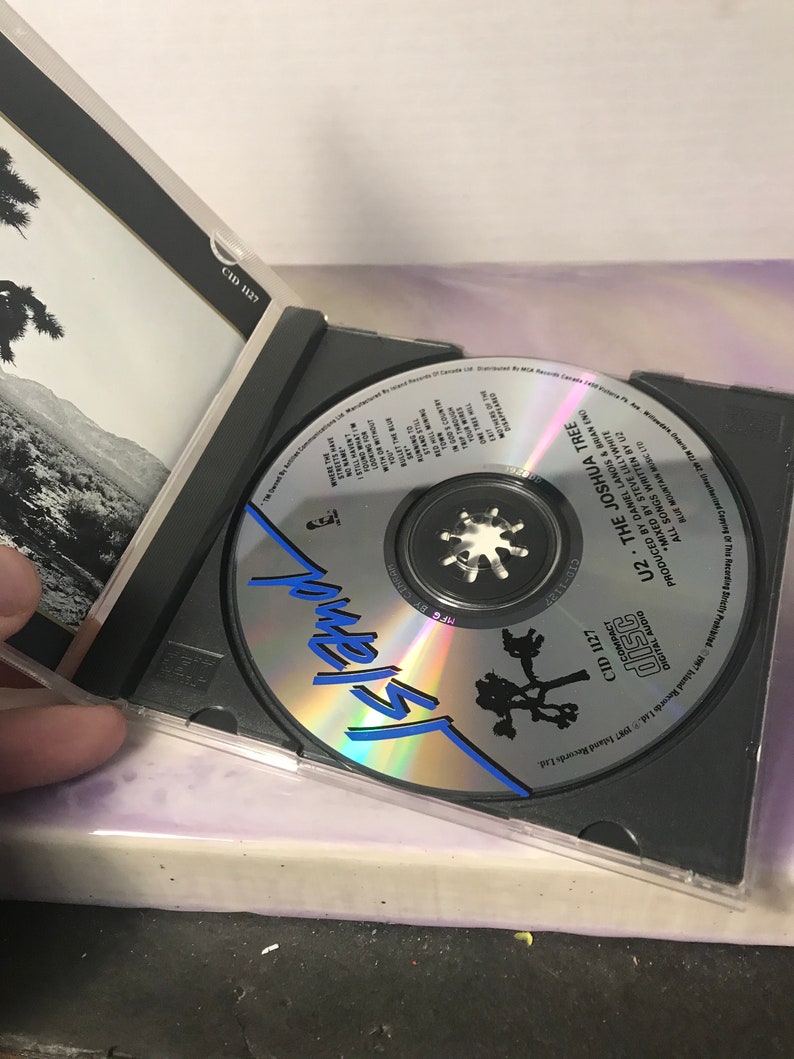 Vintage U2 - the Joshua Tree - Great Shape Vintage CD Rock an Roll ...