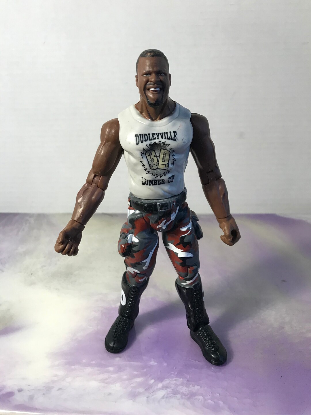 Vintage 90's WWE Loose 1999 D'von Dudley Action Wrestling Figure