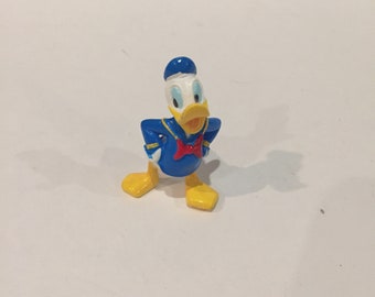 ヴィンテージ ディズニー ドナルドダック PVCフィギュア おもちゃ/ケーキトッパー - ミッキーマウス！ ロット3