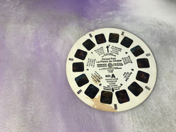 Vintage Sawyer's View-master Viewmaster Reels Circus Fun Reel A