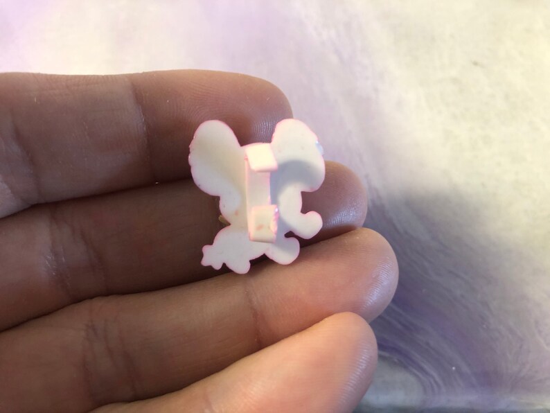 Super Cool 80/'s Nostalgia Vintage 1980/'s White Googly Eye Barrette Clip Creature Figure