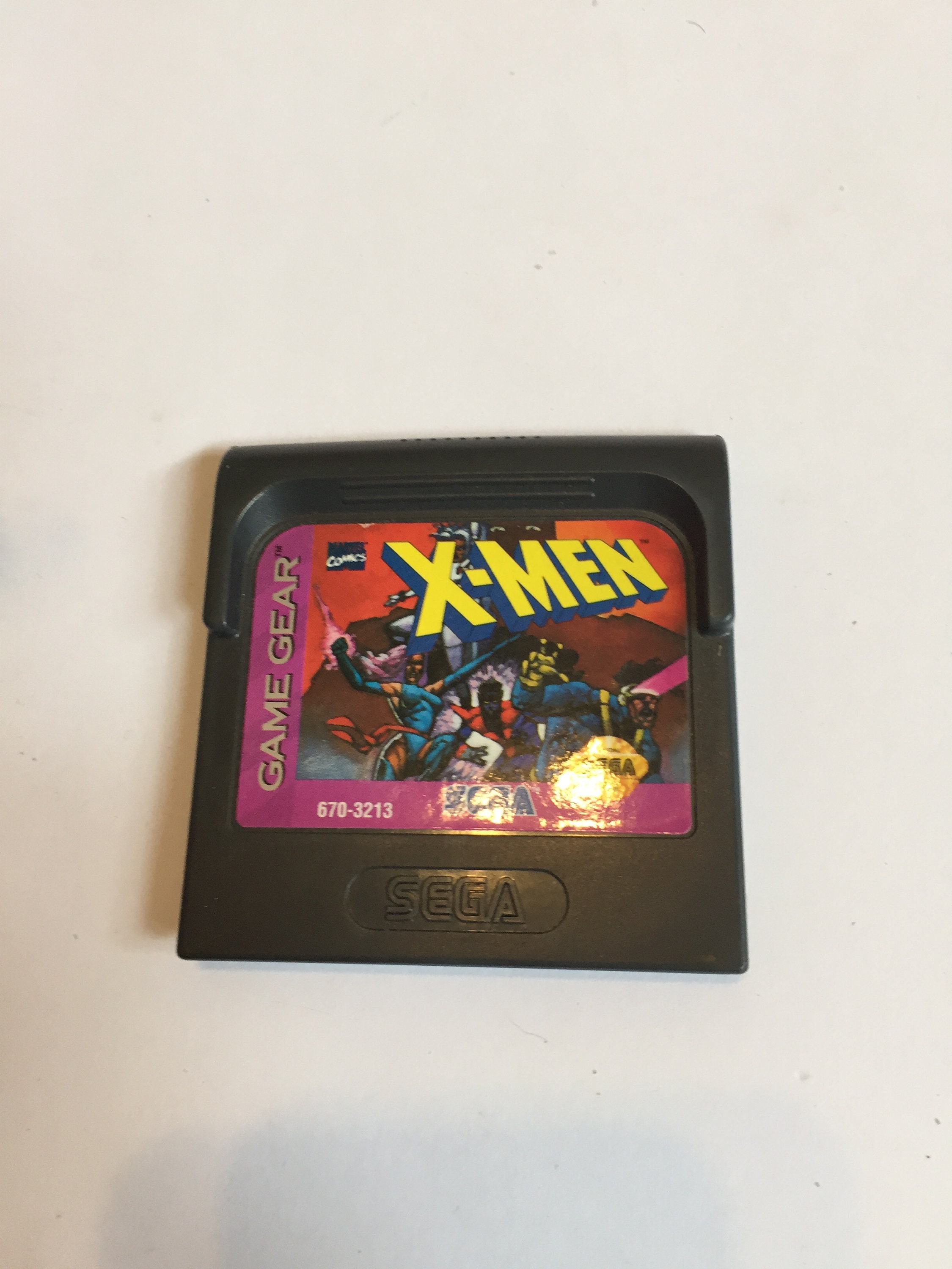 Vintage Sega Game Gear Xmen Video Game Great Vintage Etsy