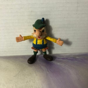 Vintage Jack In The Box Hamburger Meister Bendable Figure 1970s Imperial Bendy - Awesome Vintage Fast Food Figure - Hamburgermeister