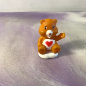 Care Bears Tenderheart Bear Miniature Figure Cake Topper! Used Played With Figure