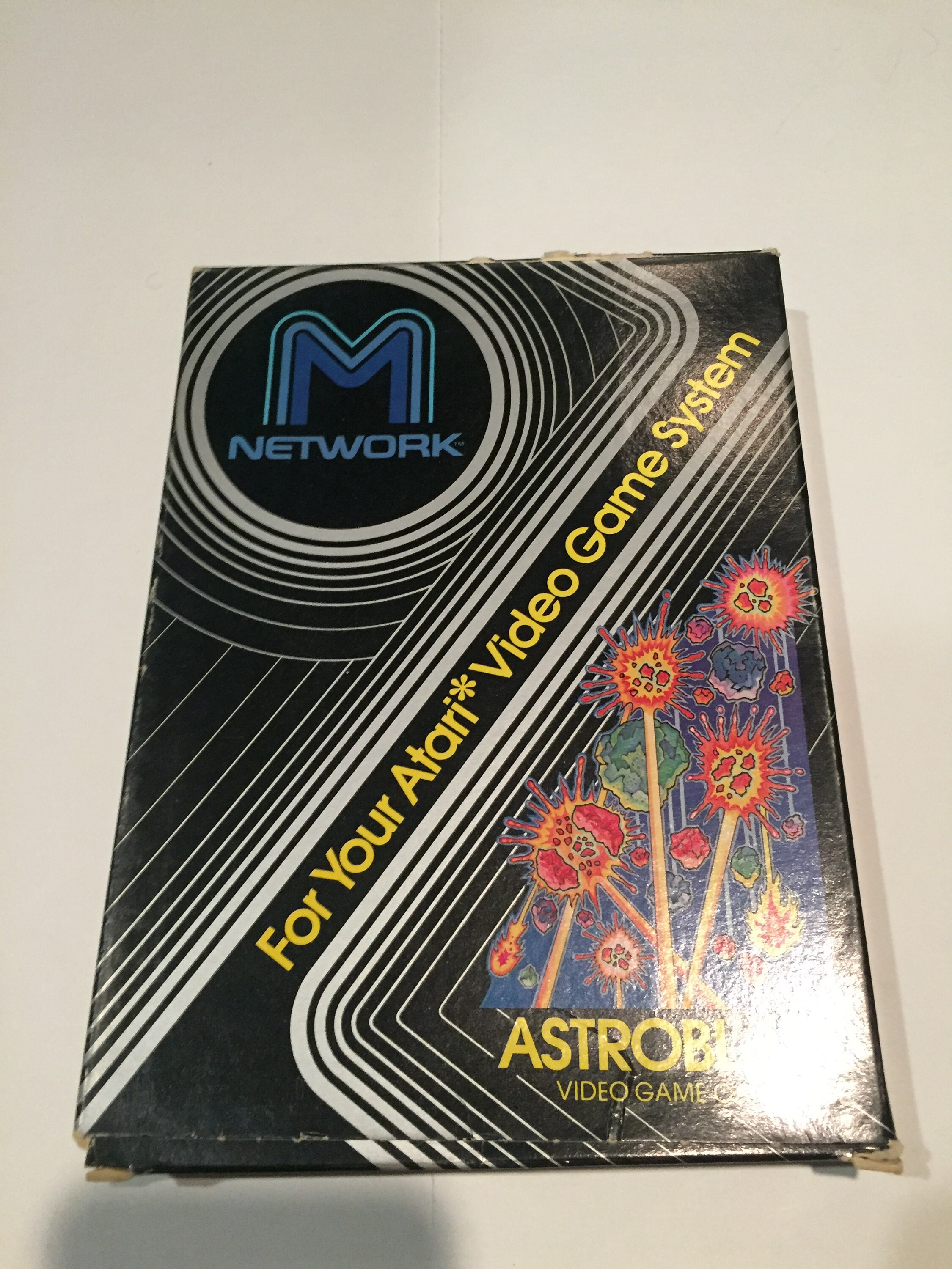 Vintage 1980s Atari Video Game System ASTROBLAST- Complete in Original Box - Rare Vintage Video Game Collectible