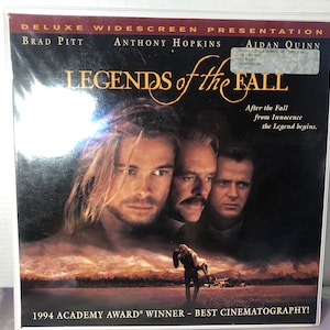 Vintage Legends of the Fall" Deluxe Widescreen Laserdisc LD - Brad Pitt Anthony Hopkins - Awesome Retro Movie Nostalgia