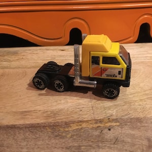 Rare Vintage Tonka Semi Truck Steel Hard Plastic Toy Yellow Truck Vintage 1970s - Awesome Tonka Nostalgia