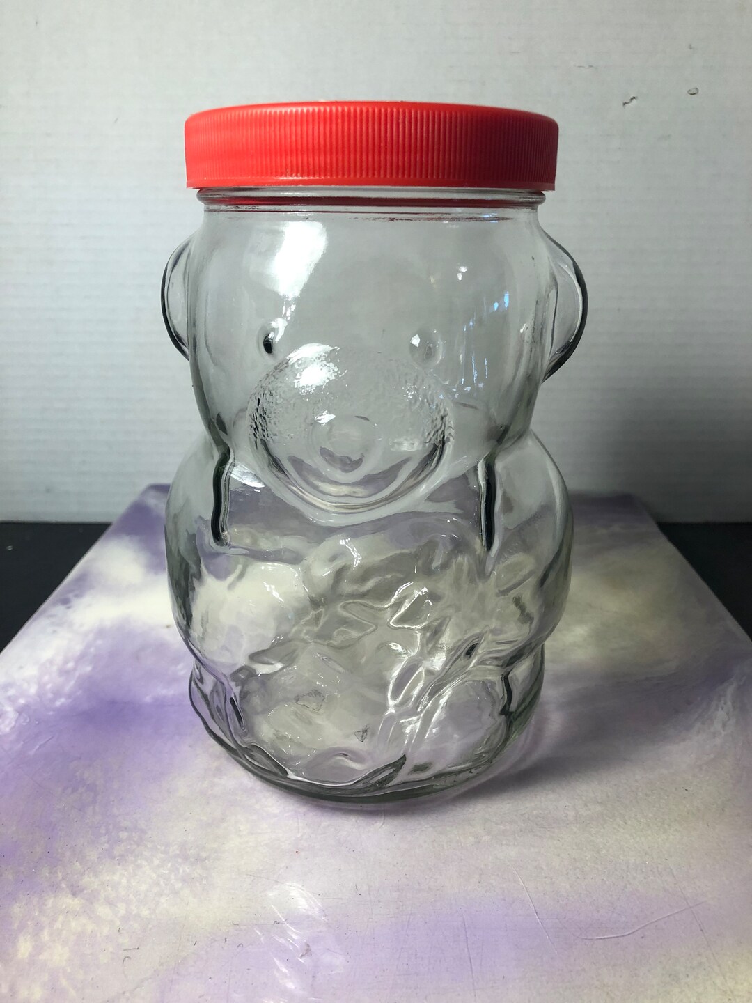 Vintage Kraft Peanut Butter Bear Glass Jar Vintage 1989 Kraft Nostalgia Cool Retro Item Etsy
