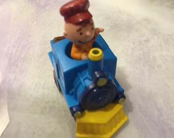 Vintage 90s Charlie Brown Pull Back Action Toy Car Rare Fun Collectible Toy, Nostalgia Vintage Wendy's Toy lot 3