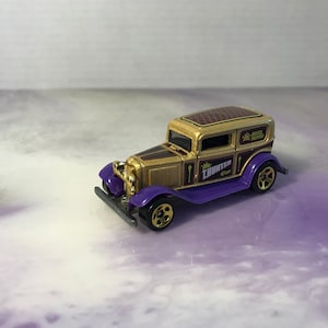 Vintage Hot Wheels Gold Hot Rod Auto - T. Hunter 1980 Mattel - Gebrauchte Form