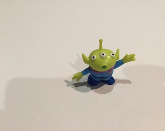 Vintage Disney Pixar Toy Story - PVC Figure - ALIEN - Rare Vintage Toy Story Cake Topper Figure 90's Lot 18
