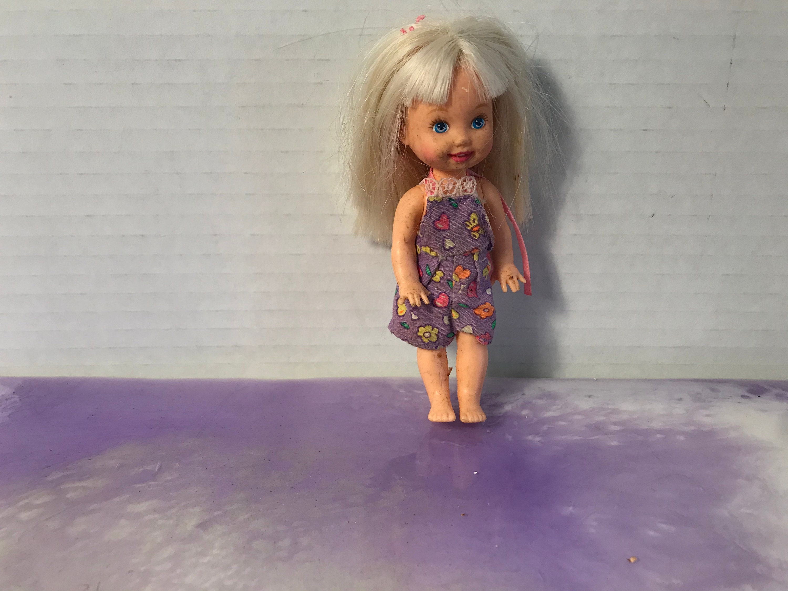 Vintage 90's Barbie Baby / Little Sister, Blonde Hair (1994 mold) - Barbie Accessory - Vintage Barbie Nostalgia