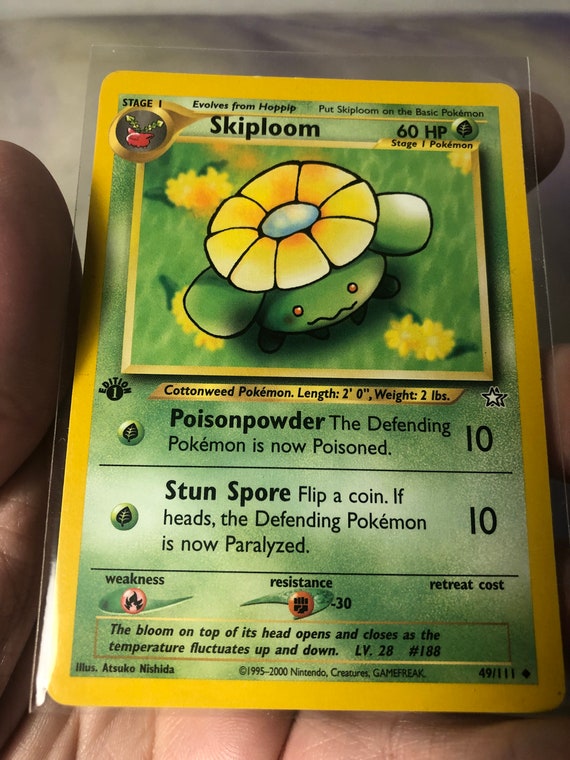 skiploom pokemon card Neo Revelation 52 1st Edition CGC 4.5 Stage 1 Skiploom Cards | Dex -