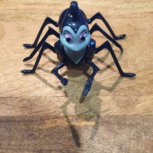 Vintage A Bug&#39;s Life - ROSIE - 2 inch  Walking Toy Cake Topper Figure - 1998 Vintage Disney Pixar Toy Cake Topper Lot 2