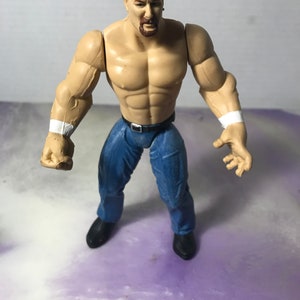 Vintage 90&#39;s WWE Loose Stone Cold Steve Austin Action Wrestling Figure Jakks Titan Tron Live