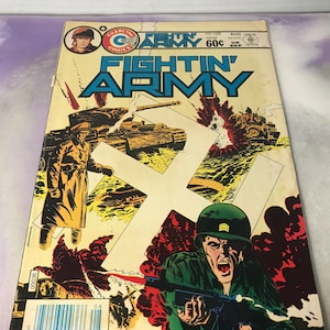 Vintage Charlton Comics Fightin Army #159 -  (1970&#39;s)   Rare Vintage Comic Book