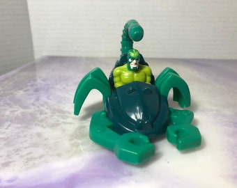 Vintage Spider-Man the Animated Series Mcdonalds Happy Meal Toy - Spiderman Scorpion Toy / Cake Topper 1995