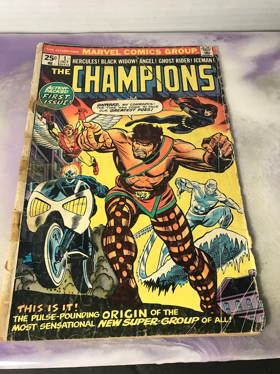 Vintage Marvel Comic CHAMPIONS #1 (1960's) Rare Vintage Comic Book