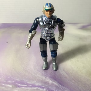 Vintage 4&quot; 1986 LEG Mattel Captain Power Major Hawk Action Figure  - Vintage 1980&#39;s Action Figure Nostalgia