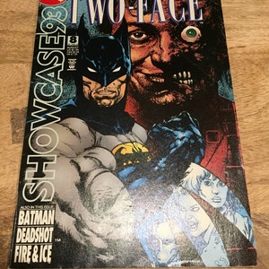 Vintage DC Comics - Showcase 93 Annual Two-Face Knightfall  - Rare Vintage DC Comics Nostalgia Comic Book - Rare Vintage Nostalgia