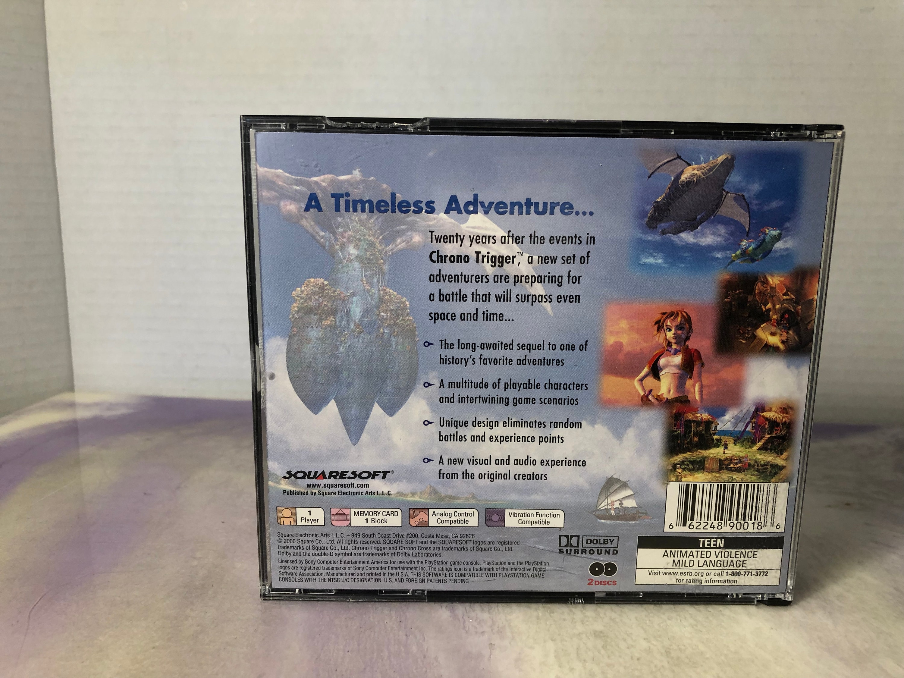 Vintage RPG Chrono Cross - Playstation 1 Black Label (no 