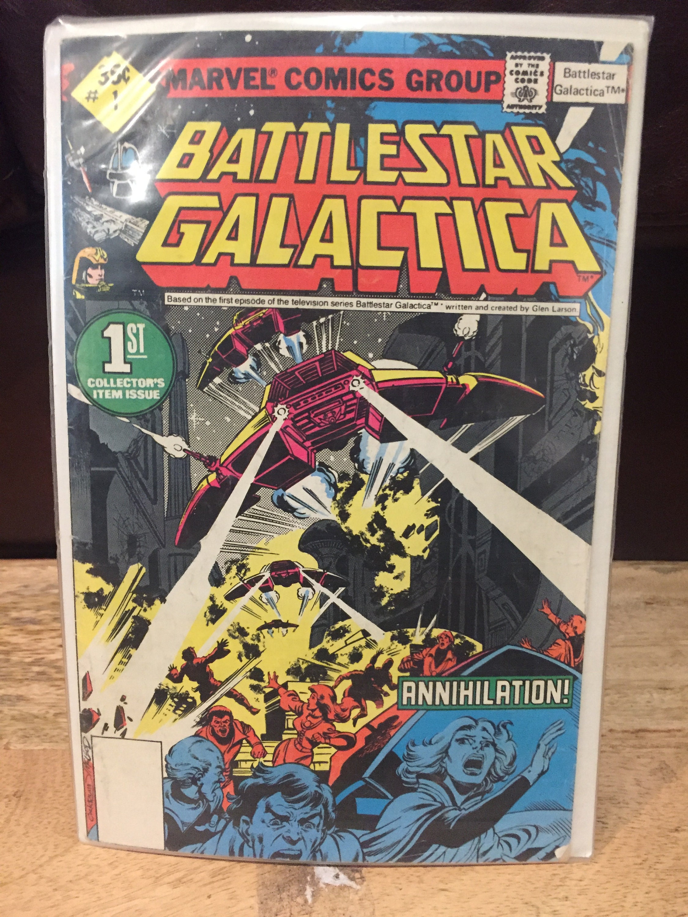 old marvel comics on Vintage Marvel Comics Battlestar Galactica 1 1970 S Etsy