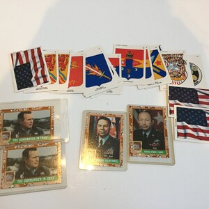 Vintage Lot of Collectible Desert Storm Trading Cards 1991 Pro Set - Rare 90&#39;s Nostalgia