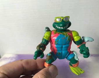 タートルズミケランジェロ  マイク・ザ・セワー・サーファー ヴィンテージ 1990 変装したタートルズ マイク・ザ・シーワー