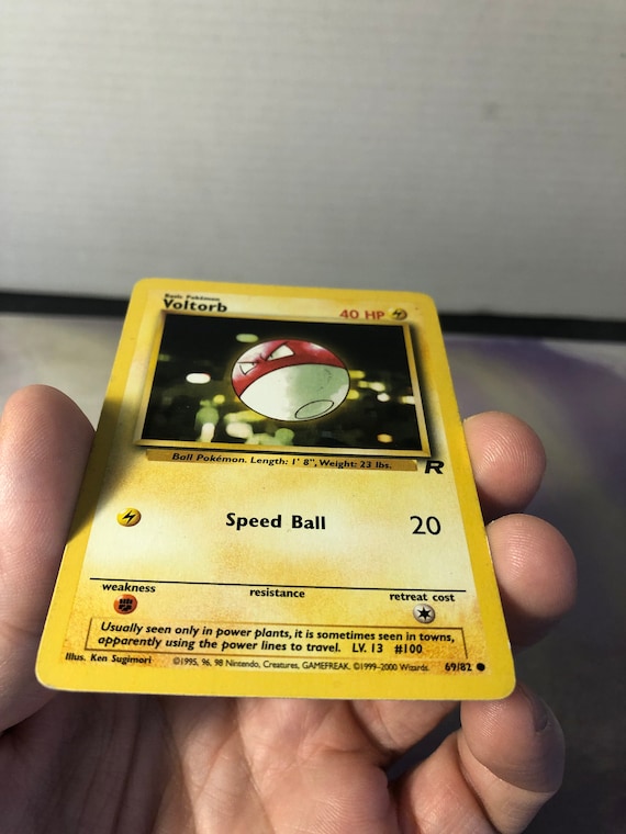  Pokemon - Voltorb (69) - Team Rocket - 1st Edition : Toys &  Games