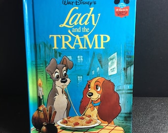 Annata 1994 Il meraviglioso mondo della lettura - Lilli e il vagabondo (prima edizione americana) - Libro per bambini con copertina rigida - Grolier