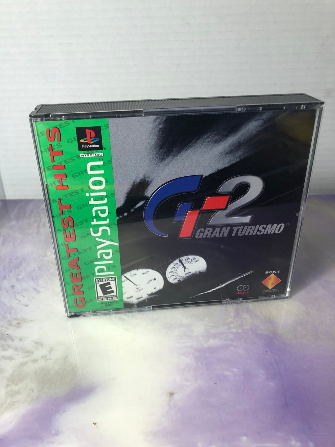 Vintage Gran Turismo 2 - Greatest Hits Label - Playstation 1 PS1