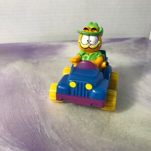 Vintage 1980&#39;s Garfield 4x4 PVC Figure! Nostalgia MCDONALD&#39;S Vintage Happy Meal Toy Rare Nostalgia