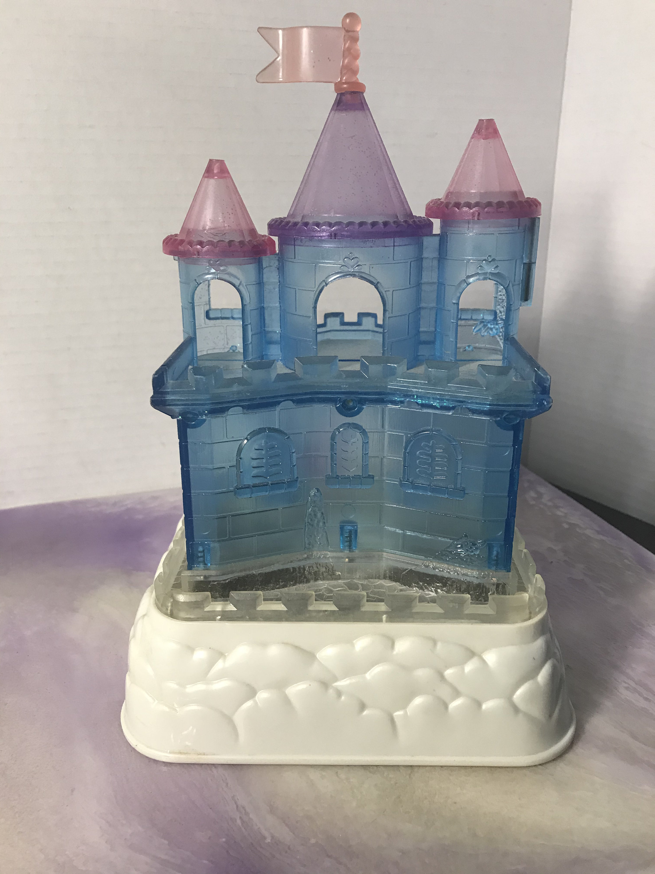 Vintage Polly Pocket Style Mini Castle Bluebox Toy Translucent Etsy