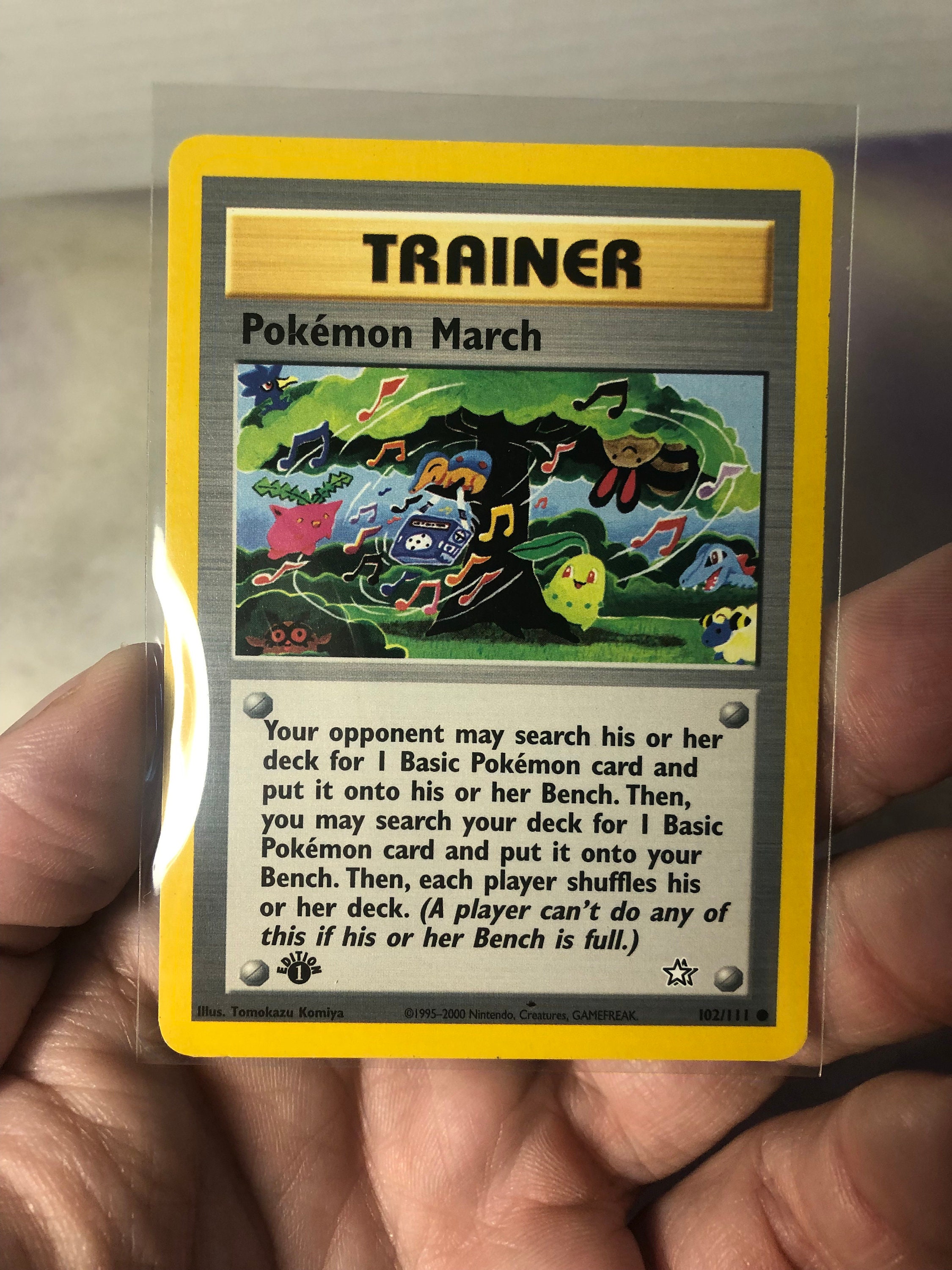 ポケモンカードゲーム March Vintage 1st Edition Pokemon March 102/111 Neo Genesis Vintage 2000
