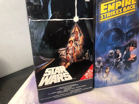 Vintage Star Wars Trilogy Set! Original VHS CBS Fox Red