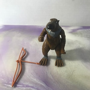 Vintage 1988 SOFT HEAD Splinter Figurka akcji Wojownicze Żółwie Ninja TMNT Rzadka figurka