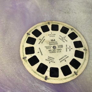 Vintage Sawyer's View-Master ViewMaster - One ViewMaster Reel  #164 The Cypress Gardens