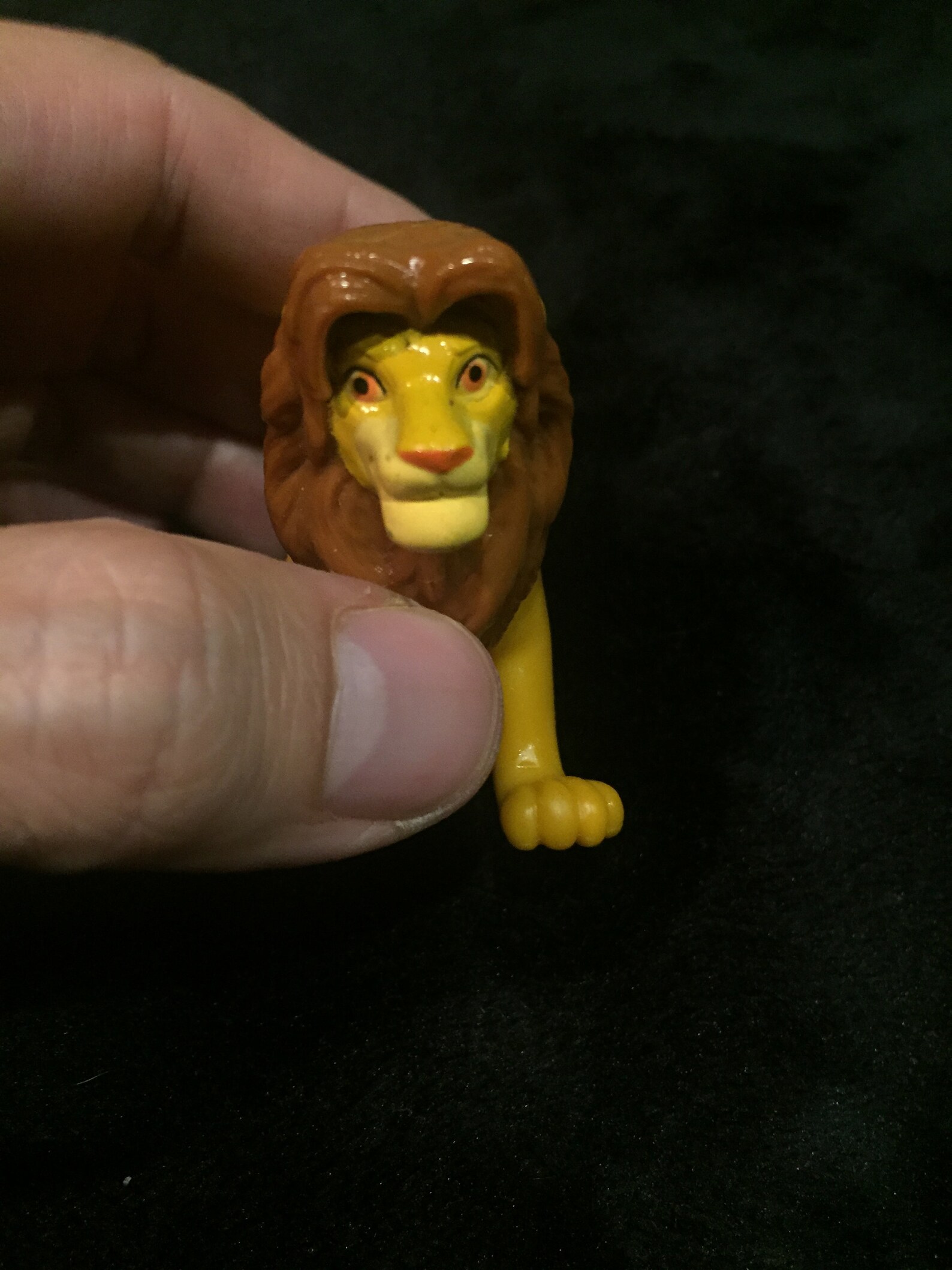 Vintage Lion King Figure Adult Simba Disney Lion King Burger Etsy