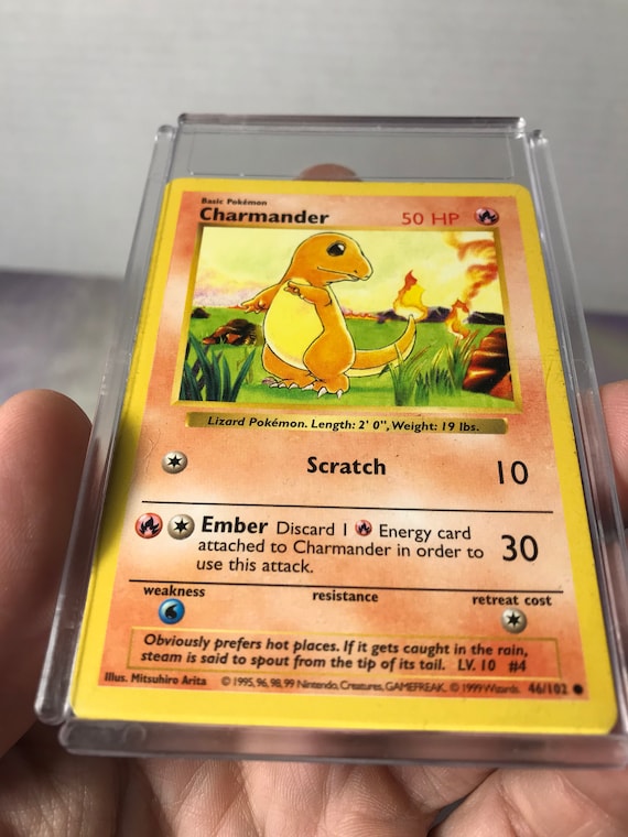 ポケモンカード 旧裏英語版 1st edition Charmanderヒトカゲ 1st EDITION CHARMANDER 46/120 GAMEFREAK 1999 WIZARDS | eBay