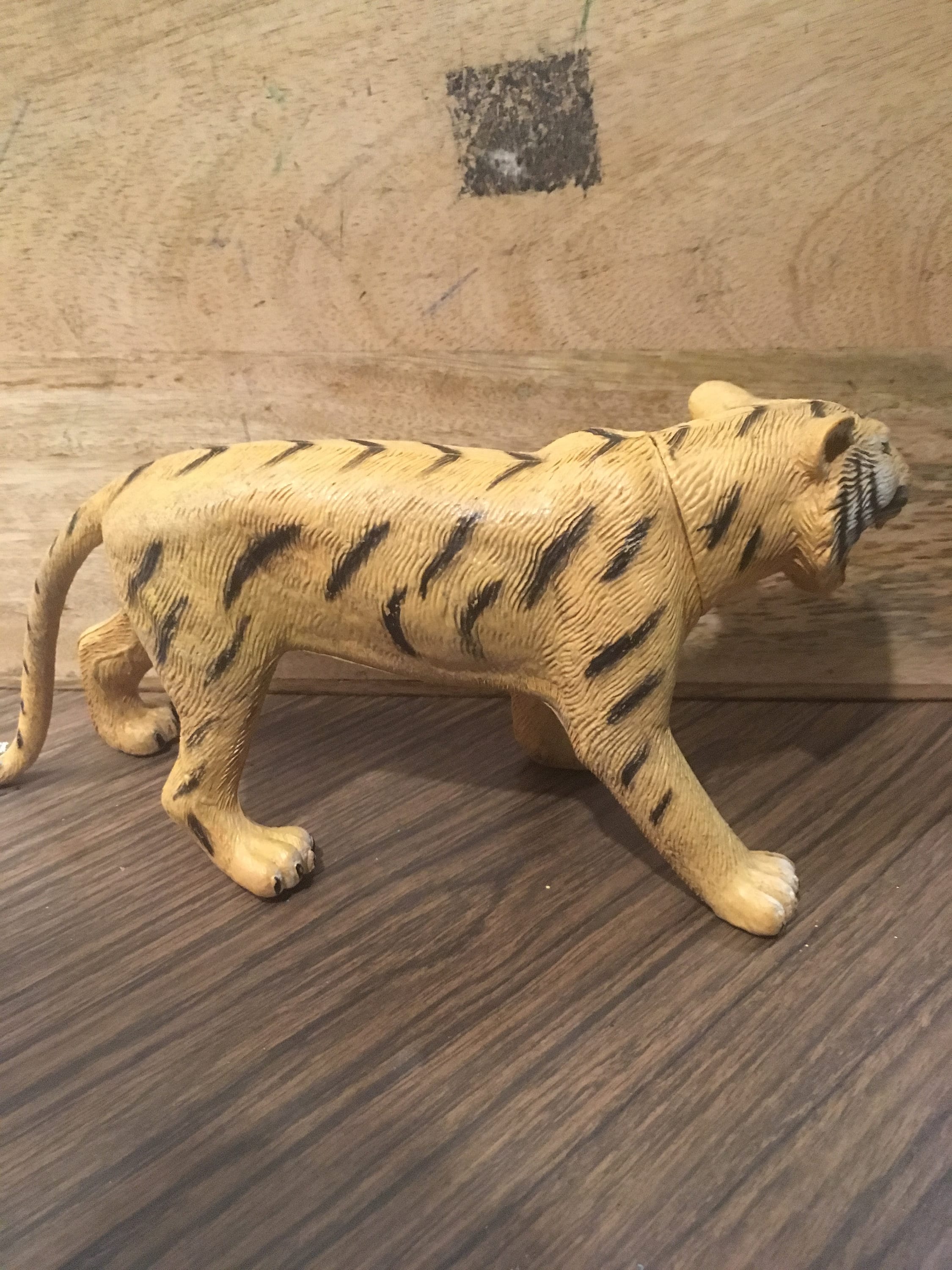 Vintage Animal Toy Imperial Toys 1985 Rubber Large Tiger Etsy UK
