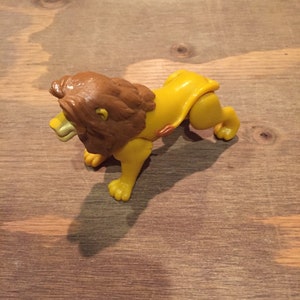 Vintage Lion King Figure Adult Simba! Disney Lion King Burger King Figure Cake Topper! Lot 4