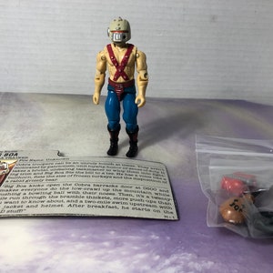 Figurine GI Joe Action Force Big Boa 1987 Hasbro - Complète