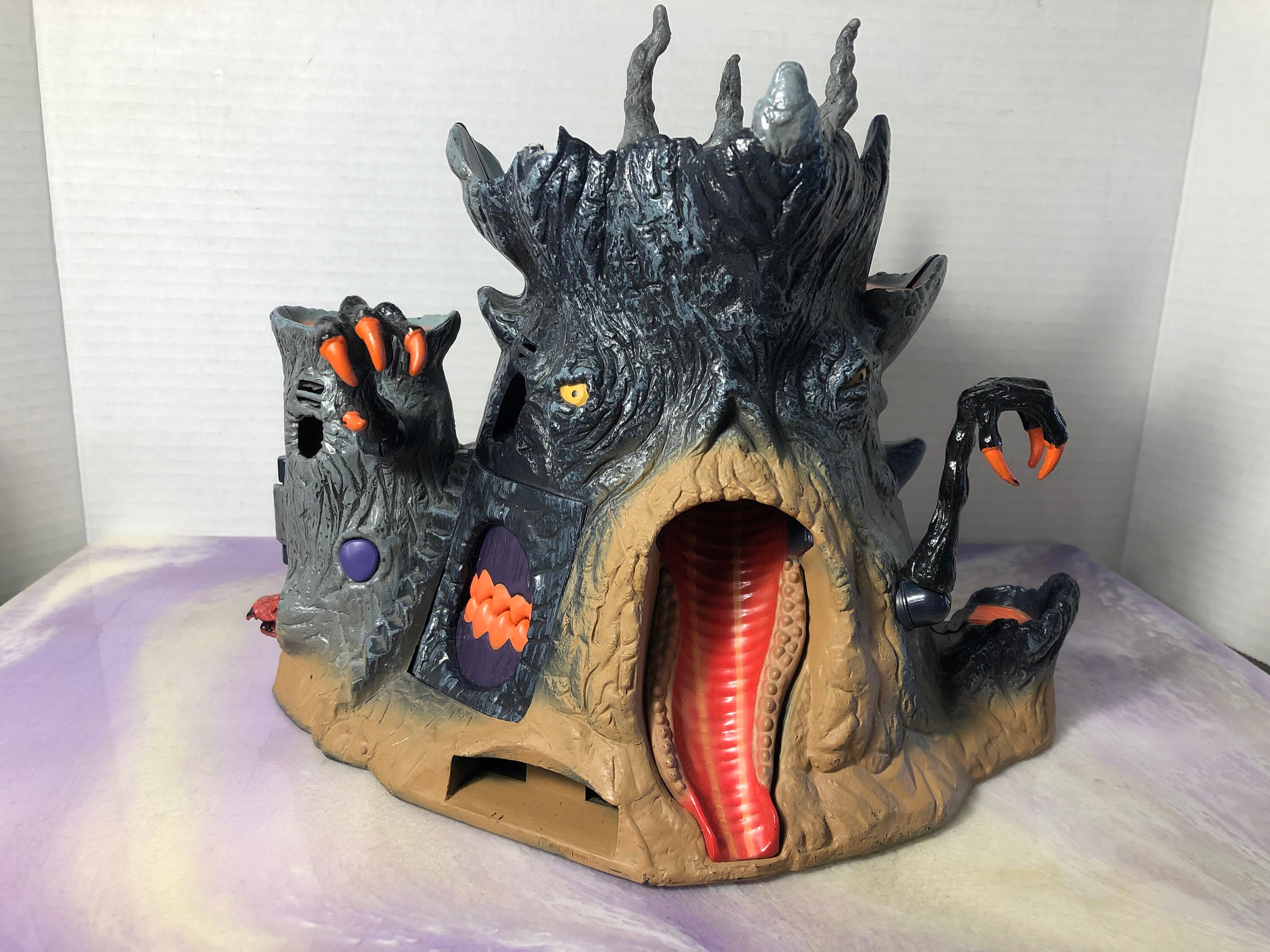 Vintage Mighty Max Styled Creepy Mountain / Fortress Playset Etsy