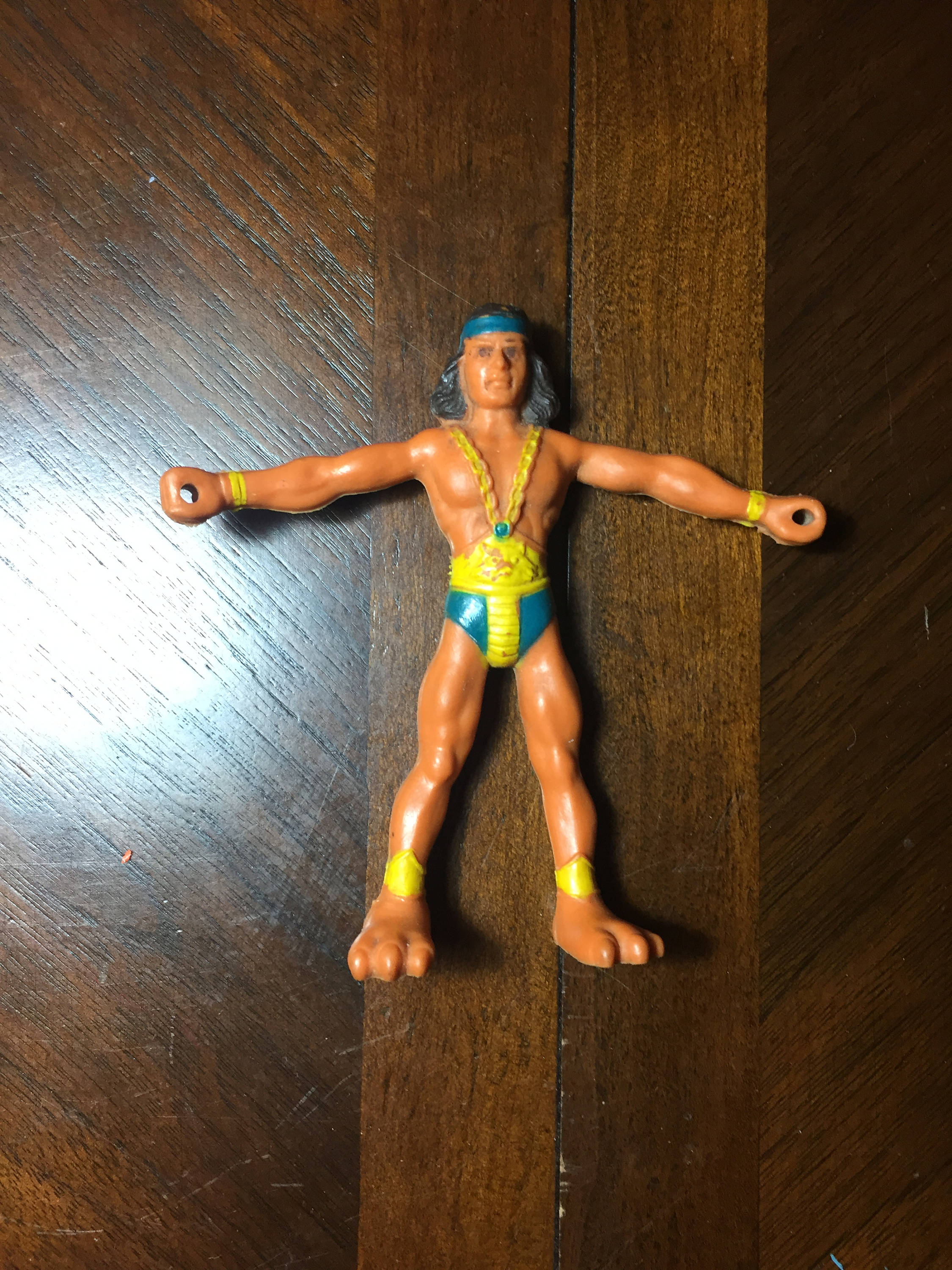 Rare Vintage Bendy the Other World Action Figure RAIDY, Arco 1982